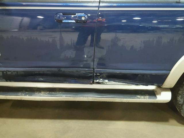 1FMEU74E96ZA12365 - 2006 FORD EXPLORER E BLUE photo 10