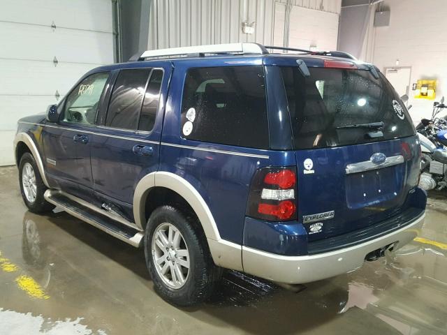 1FMEU74E96ZA12365 - 2006 FORD EXPLORER E BLUE photo 3