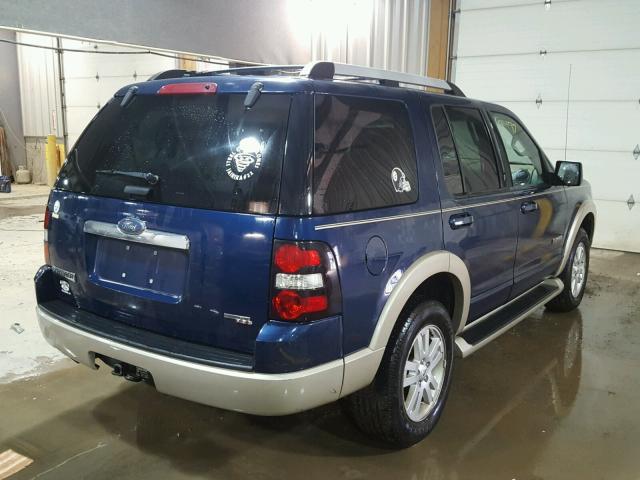 1FMEU74E96ZA12365 - 2006 FORD EXPLORER E BLUE photo 4