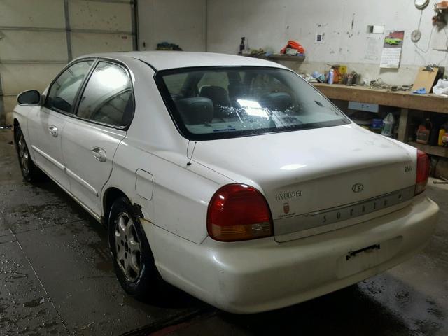 KMHWF35V51A472488 - 2001 HYUNDAI SONATA GLS WHITE photo 3