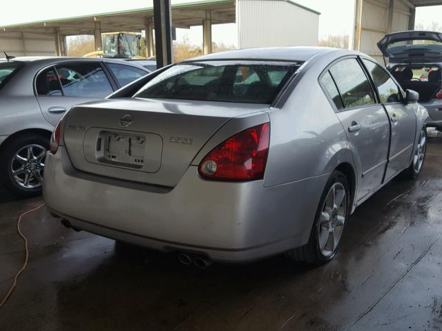 1N4BA41E35C834959 - 2005 NISSAN MAXIMA SE SILVER photo 4