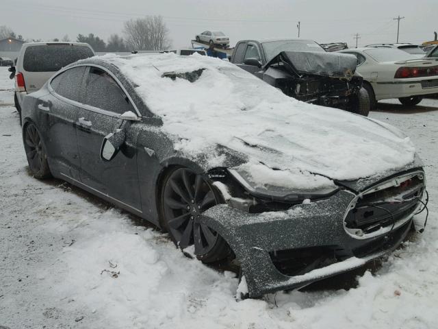 5YJSA1DP0DFP17072 - 2013 TESLA MODEL S BLACK photo 1