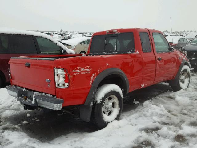 1FTZR15VXYTB34371 - 2000 FORD RANGER SUP RED photo 4