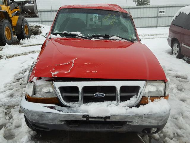 1FTZR15VXYTB34371 - 2000 FORD RANGER SUP RED photo 9