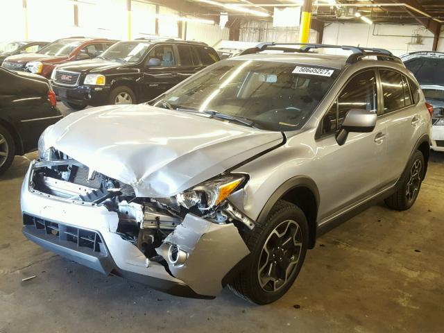 JF2GPAVC9E8312640 - 2014 SUBARU XV CROSSTR SILVER photo 2