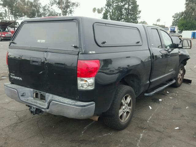 5TFRV54167X013099 - 2007 TOYOTA TUNDRA DOU BLACK photo 4