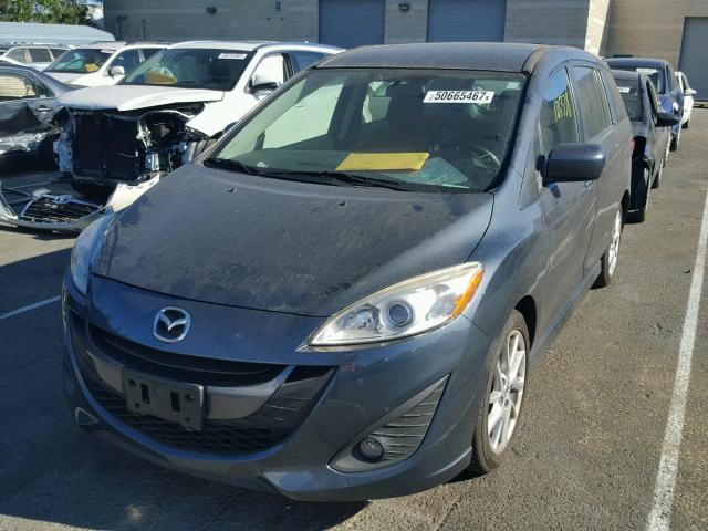 JM1CW2CL5C0115453 - 2012 MAZDA 5 GRAY photo 2