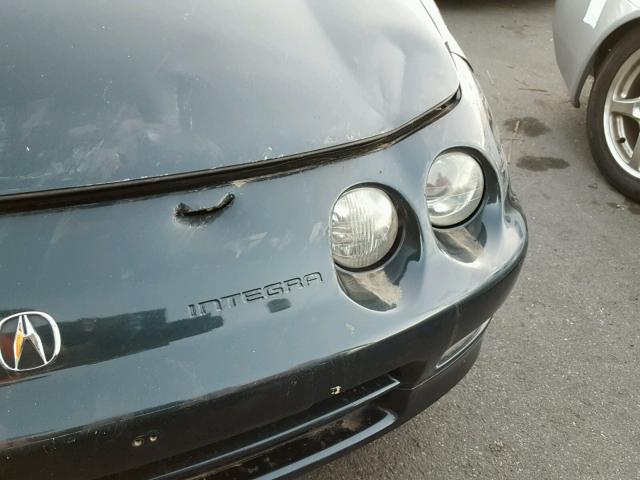 JH4DB7658SS015570 - 1995 ACURA INTEGRA LS GREEN photo 9