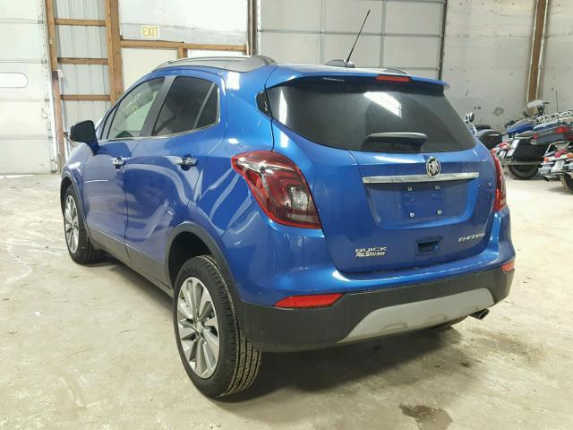 KL4CJASB4HB218421 - 2017 BUICK ENCORE PRE BLUE photo 3