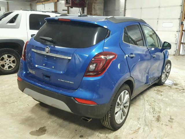 KL4CJASB4HB218421 - 2017 BUICK ENCORE PRE BLUE photo 4