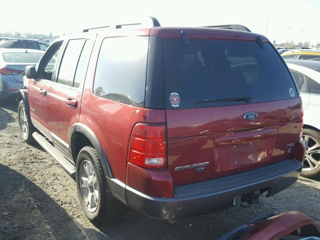 1FMZU73W35UA32490 - 2005 FORD EXPLORER X RED photo 3