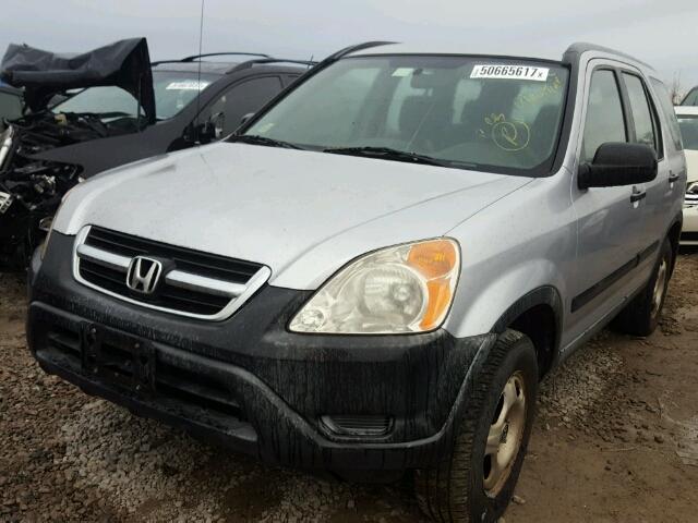 JHLRD68493C003703 - 2003 HONDA CR-V LX SILVER photo 2