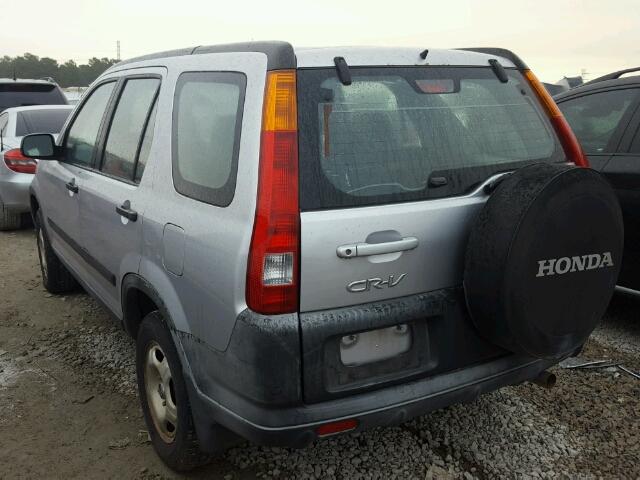 JHLRD68493C003703 - 2003 HONDA CR-V LX SILVER photo 3