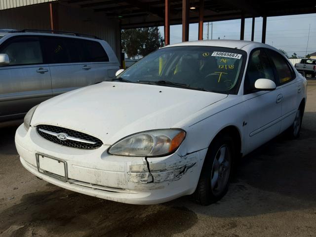 1FAFP552XYA202613 - 2000 FORD TAURUS SES WHITE photo 2