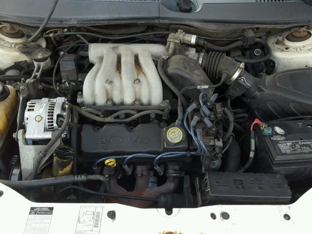 1FAFP552XYA202613 - 2000 FORD TAURUS SES WHITE photo 7