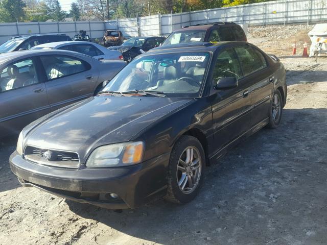 4S3BE646735200330 - 2003 SUBARU LEGACY GT BLACK photo 2