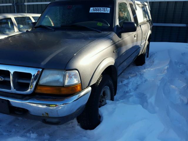 1FTZR15XXXPA20959 - 1999 FORD RANGER SUP GRAY photo 2