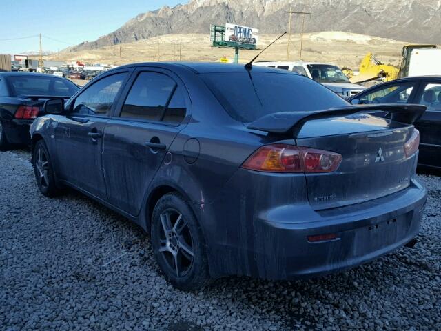 JA3AU16U09U018348 - 2009 MITSUBISHI LANCER DE CHARCOAL photo 3