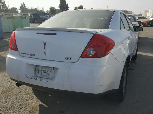 1G2ZH57N894165271 - 2009 PONTIAC G6 GT WHITE photo 4