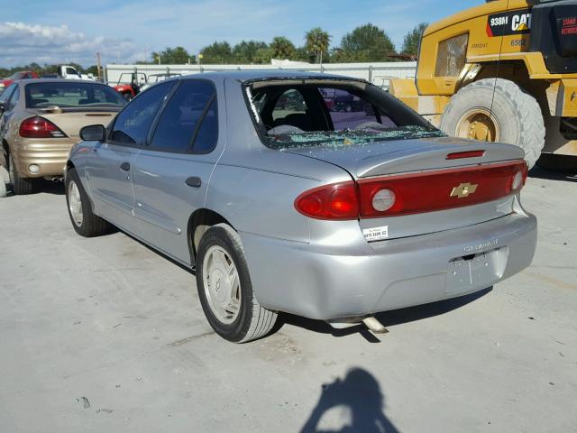 1G1JC52F757191546 - 2005 CHEVROLET CAVALIER SILVER photo 3