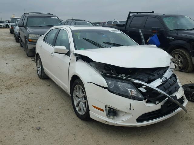 3FAHP0CG4CR302490 - 2012 FORD FUSION SEL WHITE photo 1