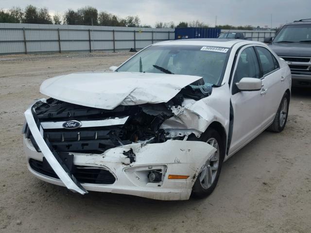 3FAHP0CG4CR302490 - 2012 FORD FUSION SEL WHITE photo 2