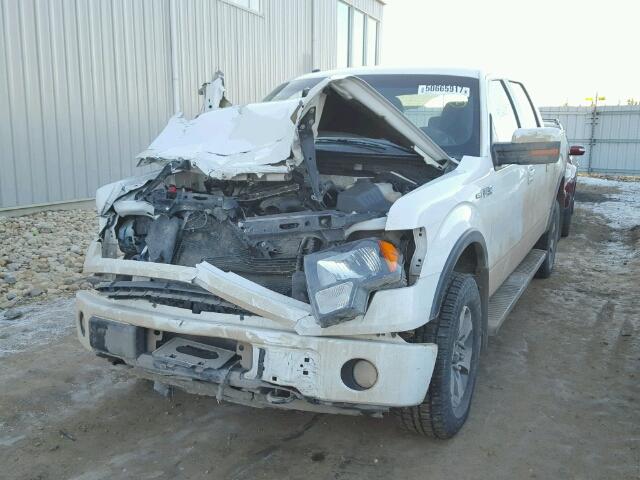 1FTFW1EF0DFA81466 - 2013 FORD F150 SUPER WHITE photo 2