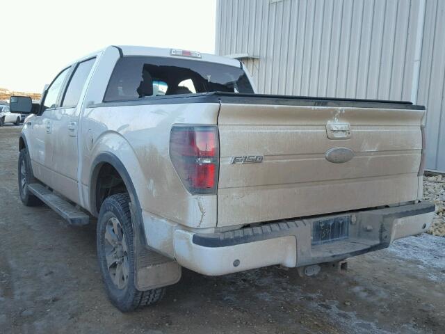 1FTFW1EF0DFA81466 - 2013 FORD F150 SUPER WHITE photo 3