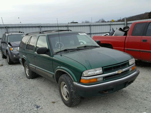 1GNDT13W5Y2281475 - 2000 CHEVROLET BLAZER GREEN photo 1