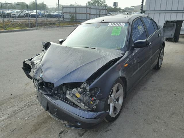 WBAET37424NJ84502 - 2004 BMW 325 I BLUE photo 2