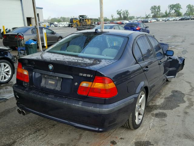 WBAET37424NJ84502 - 2004 BMW 325 I BLUE photo 4