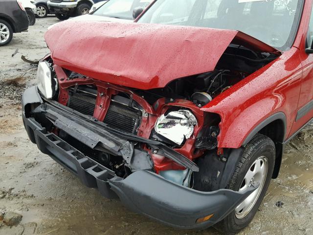 JHLRD1844WC101268 - 1998 HONDA CR-V LX RED photo 9