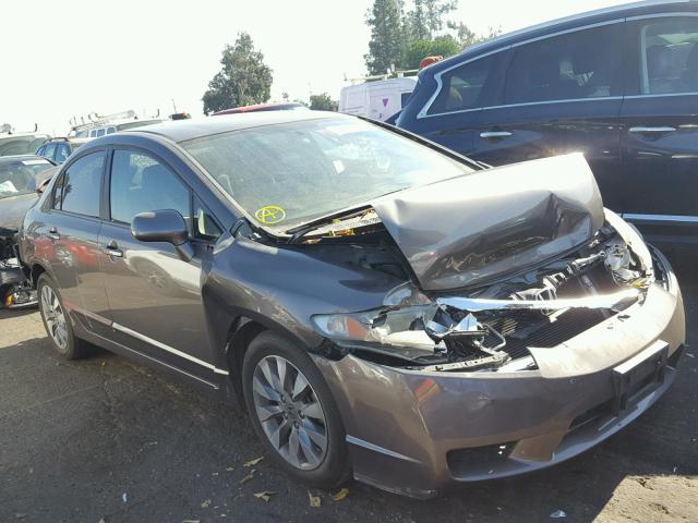 19XFA1F56AE029298 - 2010 HONDA CIVIC LX CHARCOAL photo 1