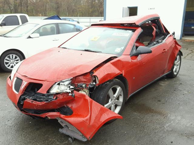 1G2ZH351574105580 - 2007 PONTIAC G6 GT RED photo 2