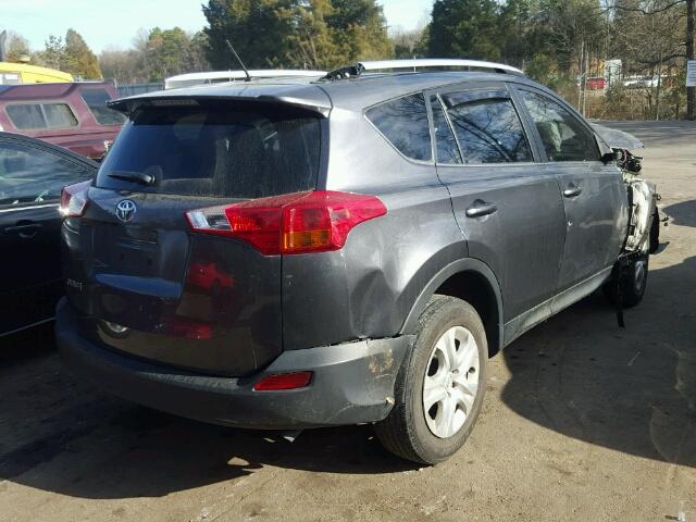 JTMZFREV5DD014067 - 2013 TOYOTA RAV4 LE GRAY photo 4