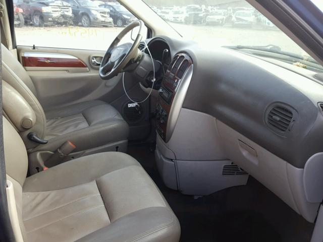 2A8GP54LX7R184304 - 2007 CHRYSLER TOWN & COU BLUE photo 5