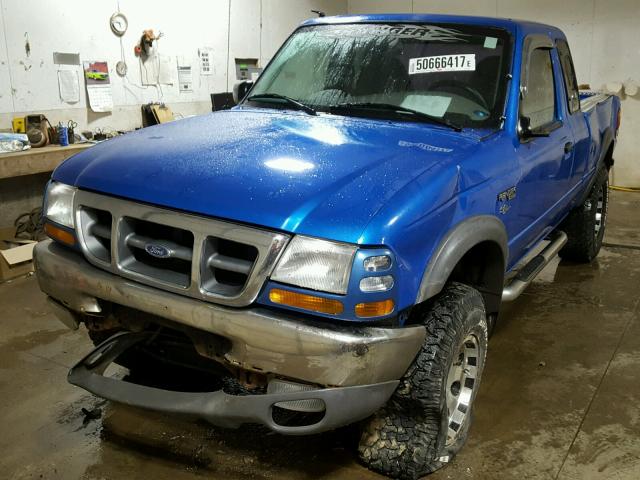 1FTZR15X2XTA78149 - 1999 FORD RANGER SUP BLUE photo 2