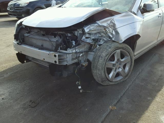 1G1ZA5EB8A4103892 - 2010 CHEVROLET MALIBU LS SILVER photo 9