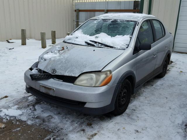 JTDBT1236Y0084852 - 2000 TOYOTA ECHO GRAY photo 2