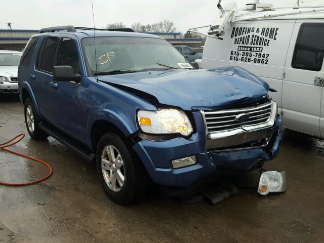 1FMEU73E49UA27701 - 2009 FORD EXPLORER X BLUE photo 1