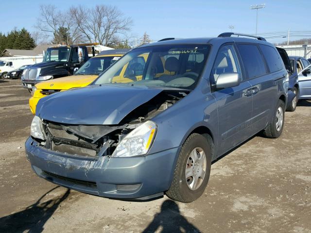 KNDMB233096320653 - 2009 KIA SEDONA EX GRAY photo 2