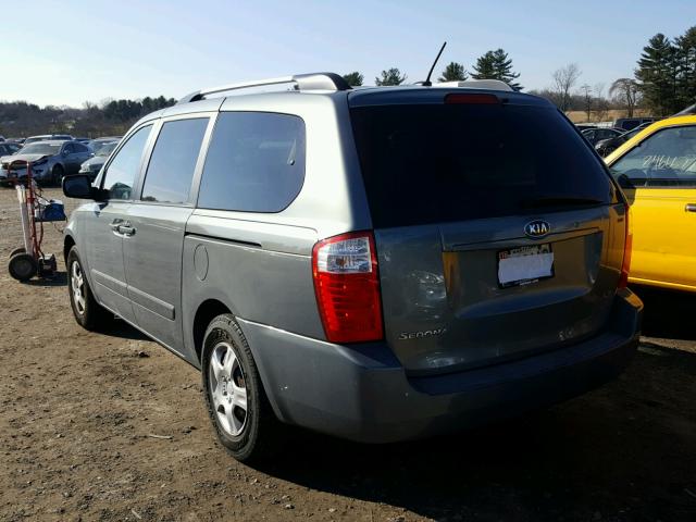 KNDMB233096320653 - 2009 KIA SEDONA EX GRAY photo 3