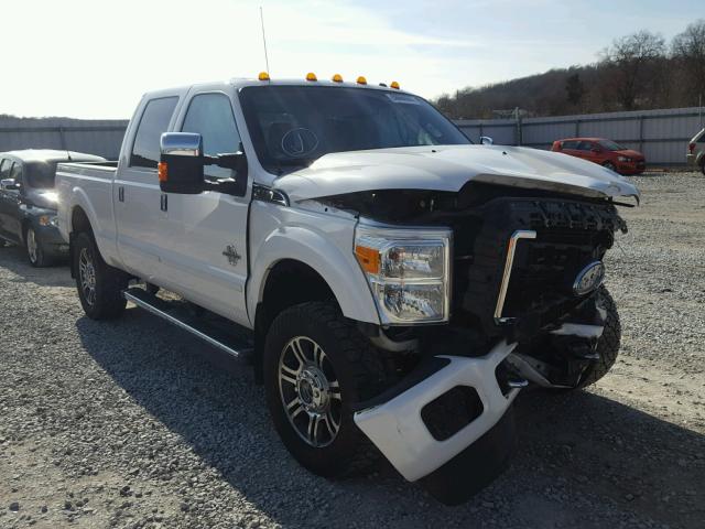 1FT7W3BT8DEA74605 - 2013 FORD F350 SUPER WHITE photo 1