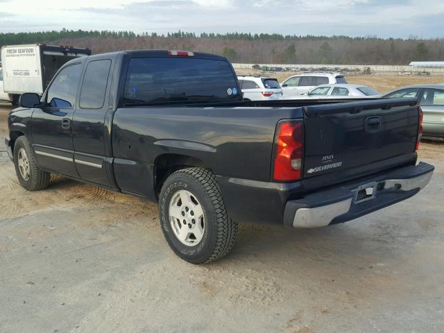 1GCEC19V56Z152880 - 2006 CHEVROLET SILVERADO BLACK photo 3