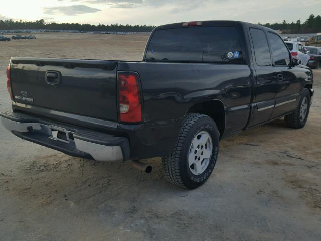 1GCEC19V56Z152880 - 2006 CHEVROLET SILVERADO BLACK photo 4