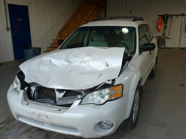 4S4BP61CX77322481 - 2007 SUBARU LEGACY OUT WHITE photo 2