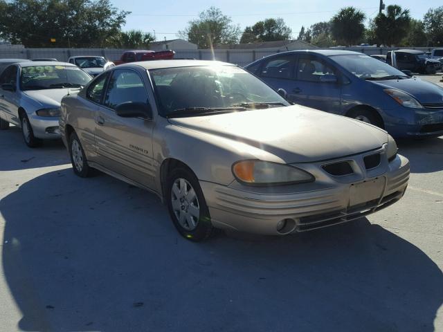 1G2NE12F22C140281 - 2002 PONTIAC GRAND AM S GOLD photo 1