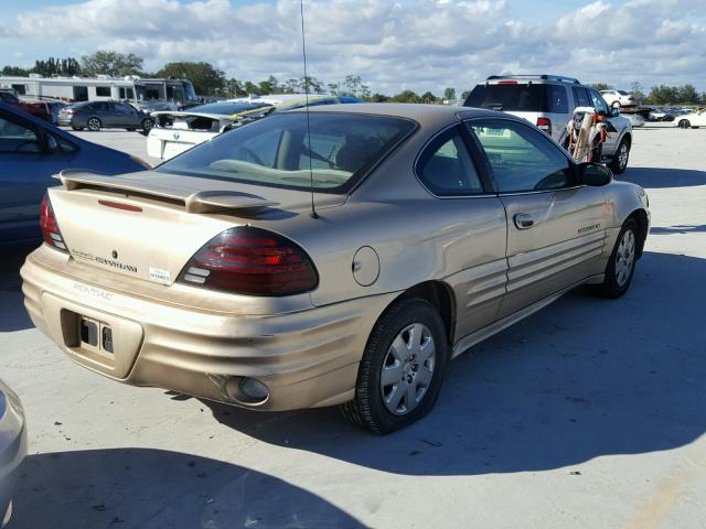 1G2NE12F22C140281 - 2002 PONTIAC GRAND AM S GOLD photo 4