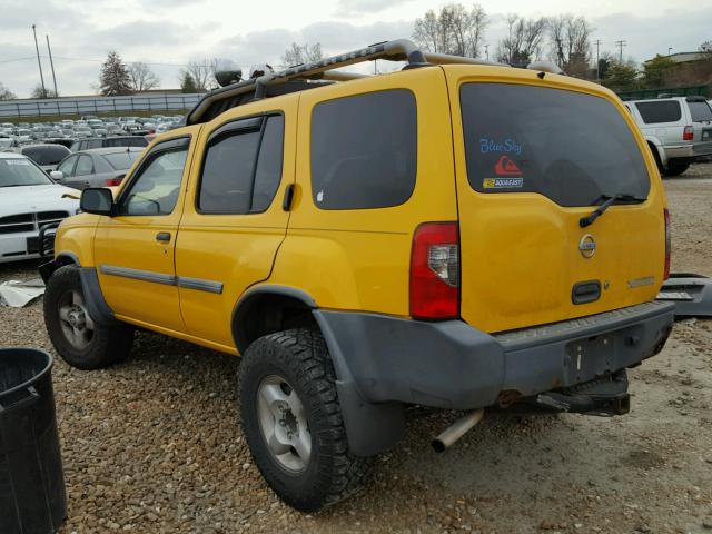 5N1ED28Y02C565765 - 2002 NISSAN XTERRA XE YELLOW photo 3