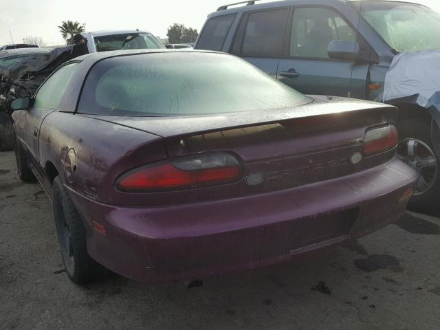 2G1FP22S1S2143467 - 1995 CHEVROLET CAMARO PURPLE photo 3